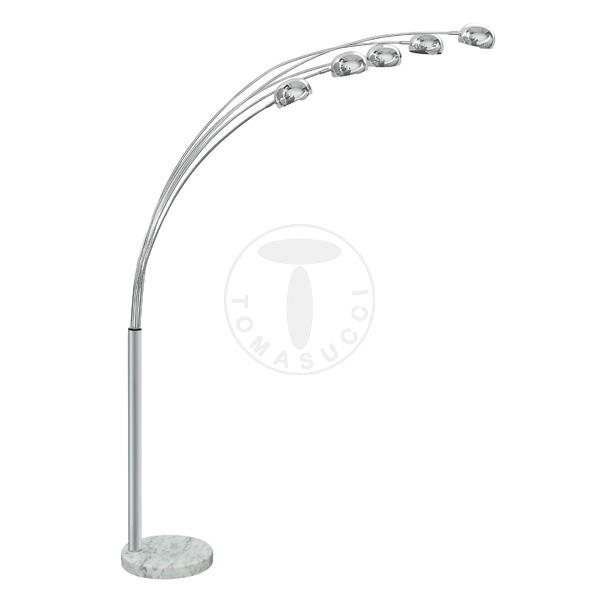Tomasucci lampada da terra FIST CROMO Moda