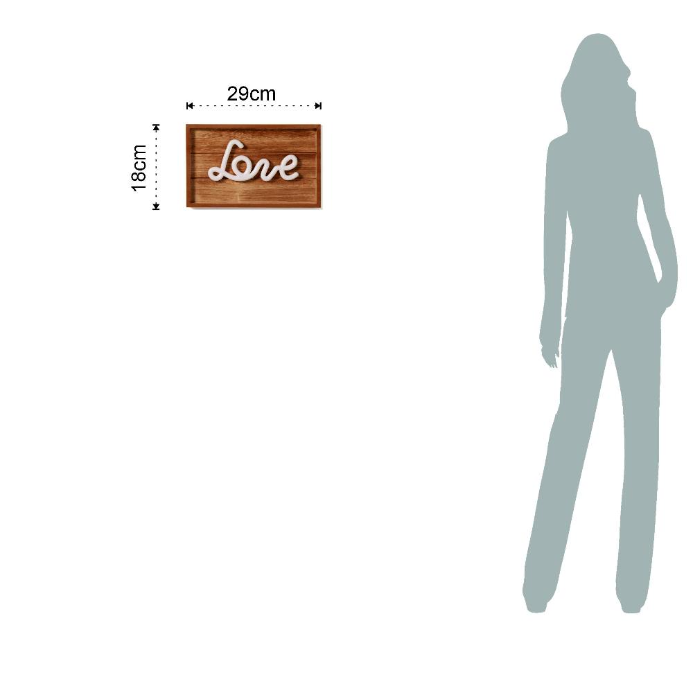 Tomasucci pannello da parete luminoso LOVE Presa