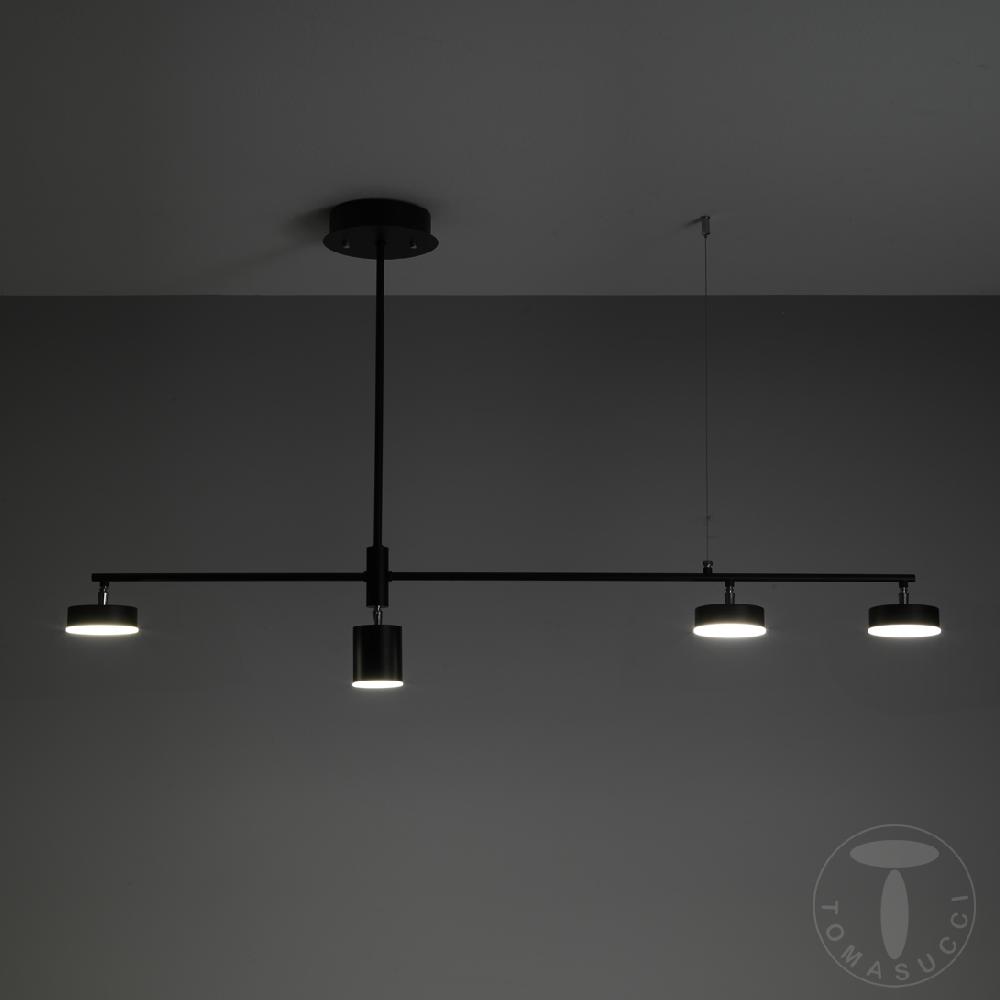 Tomasucci Lampadario DOMINO BLACK Vendita Economica