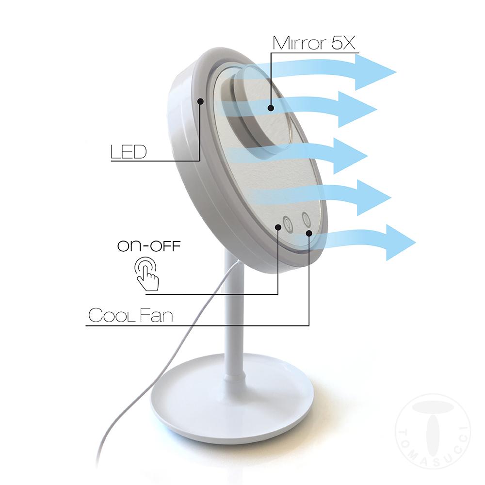 Tomasucci specchio da tavolo con led MAKEUP Latest fashion