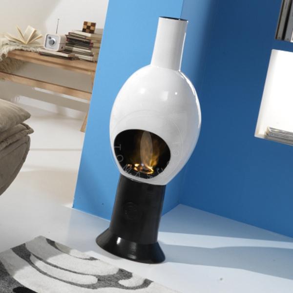 Tomasucci caminetto a bioetanolo UOVO WHITE Negozi Online