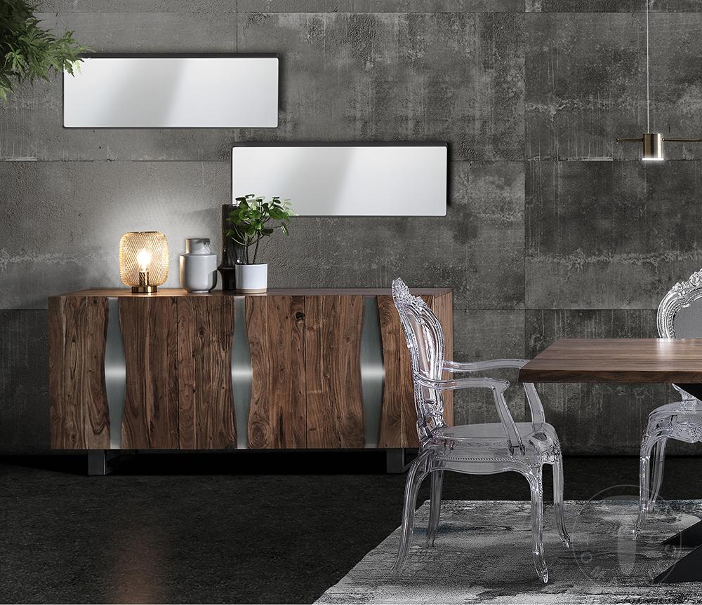 Tomasucci Specchio da parete NEAT BIG BLACK Moda