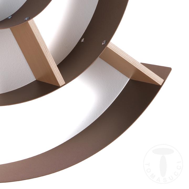 Tomasucci mensola da parete CHIOCCIOLA CORTEN In Linea