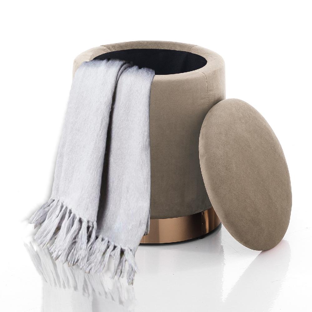 Tomasucci POUF CON.RE "DIDO POWDER TAUPE" Outlet