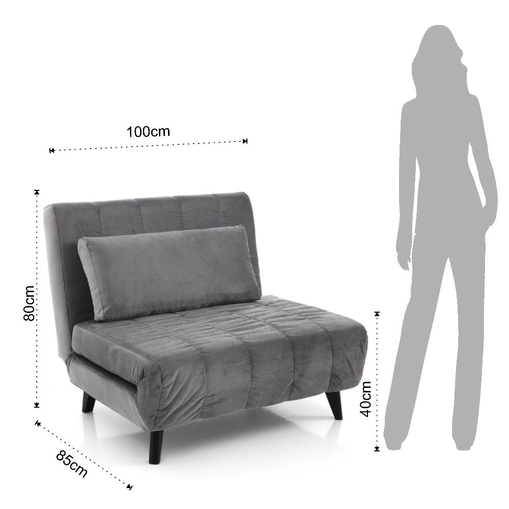 Tomasucci poltrona / letto YOLE GREY Saldi Di Fabbrica