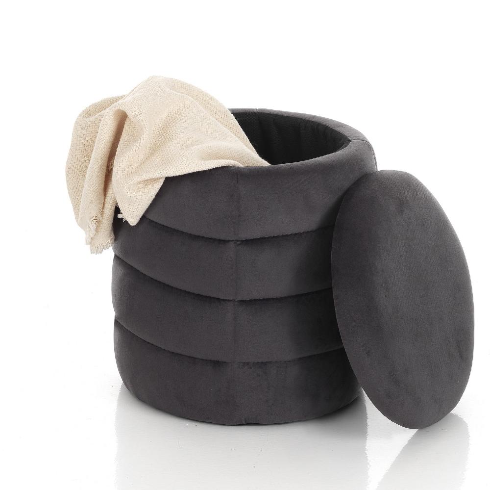 Tomasucci Pouf imbottito contenitore GUM GREY Vendita