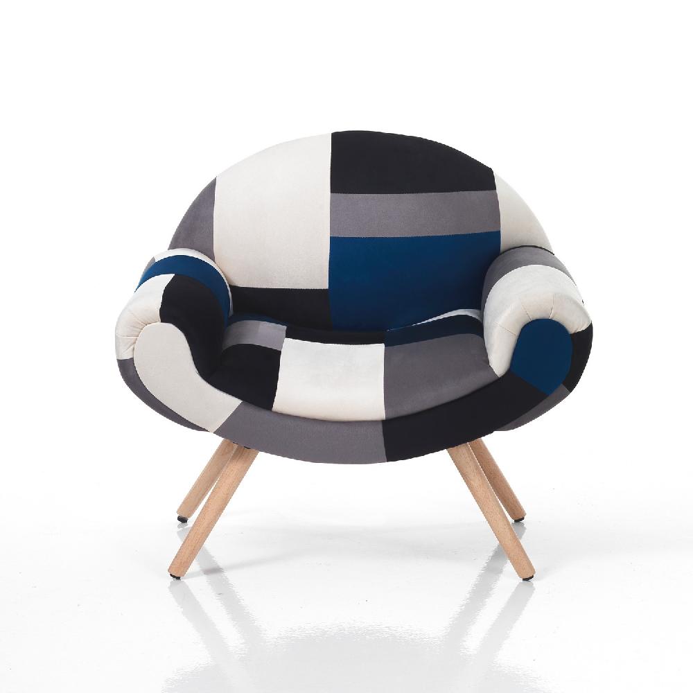 Tomasucci poltrona KALEIDOS-F BLUE Pezzi Unici