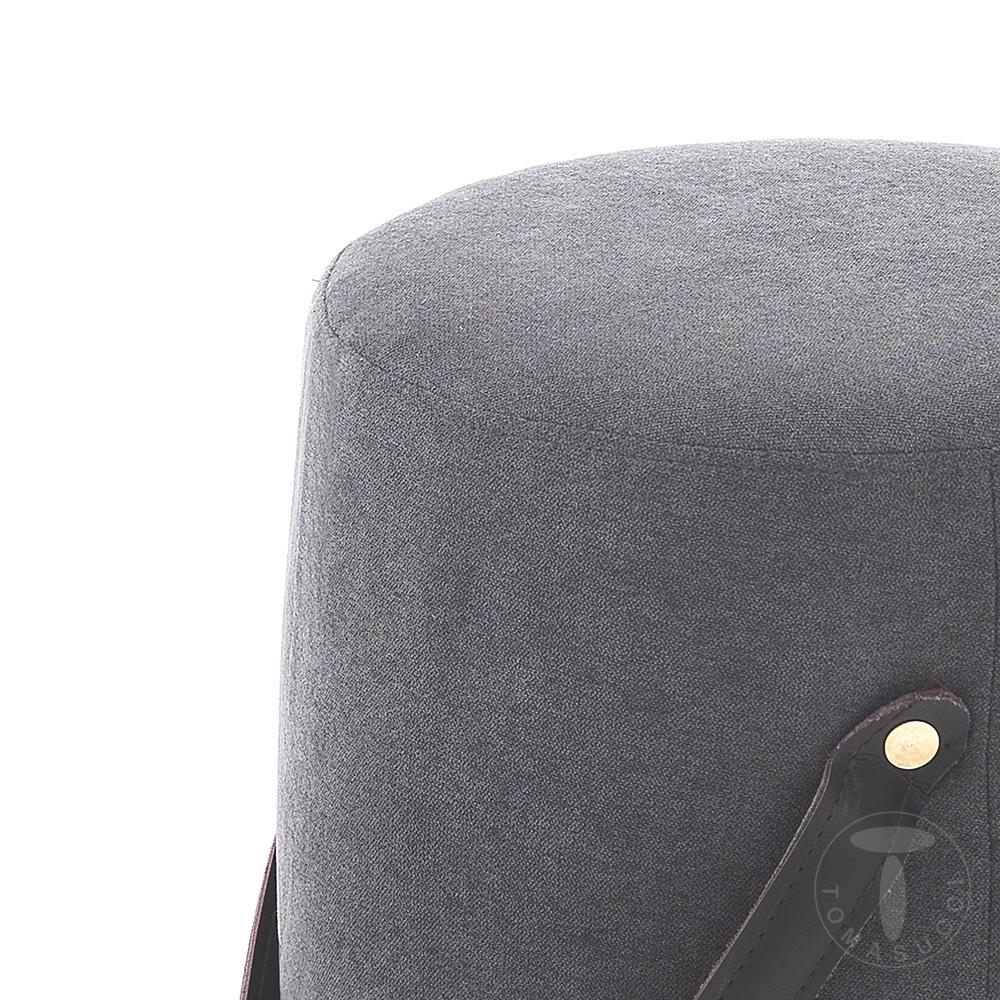 Tomasucci Pouf imbottito DRUM DARK GREY Sottocosto
