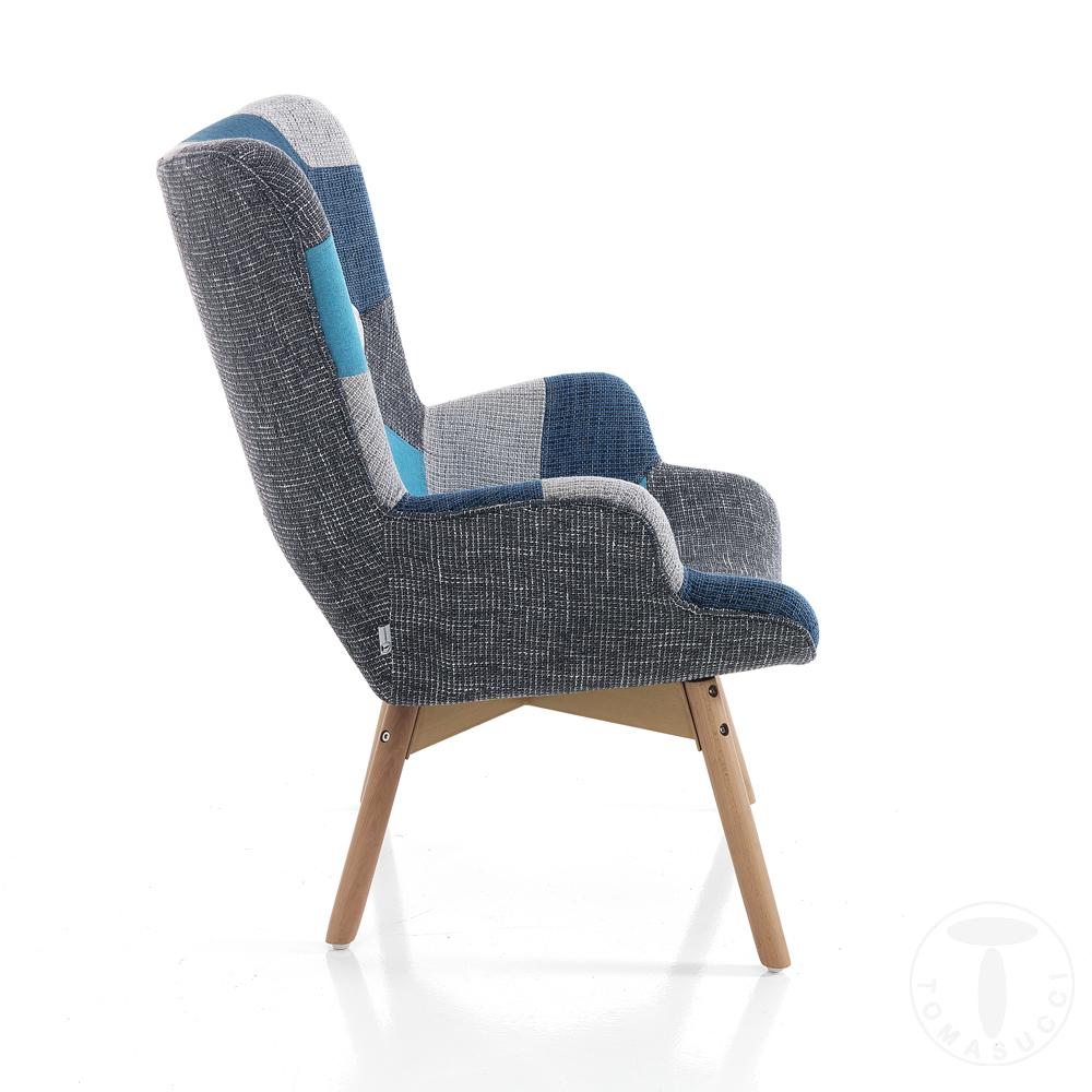 Tomasucci poltrona KALEIDOS-G BLUE Convenienza