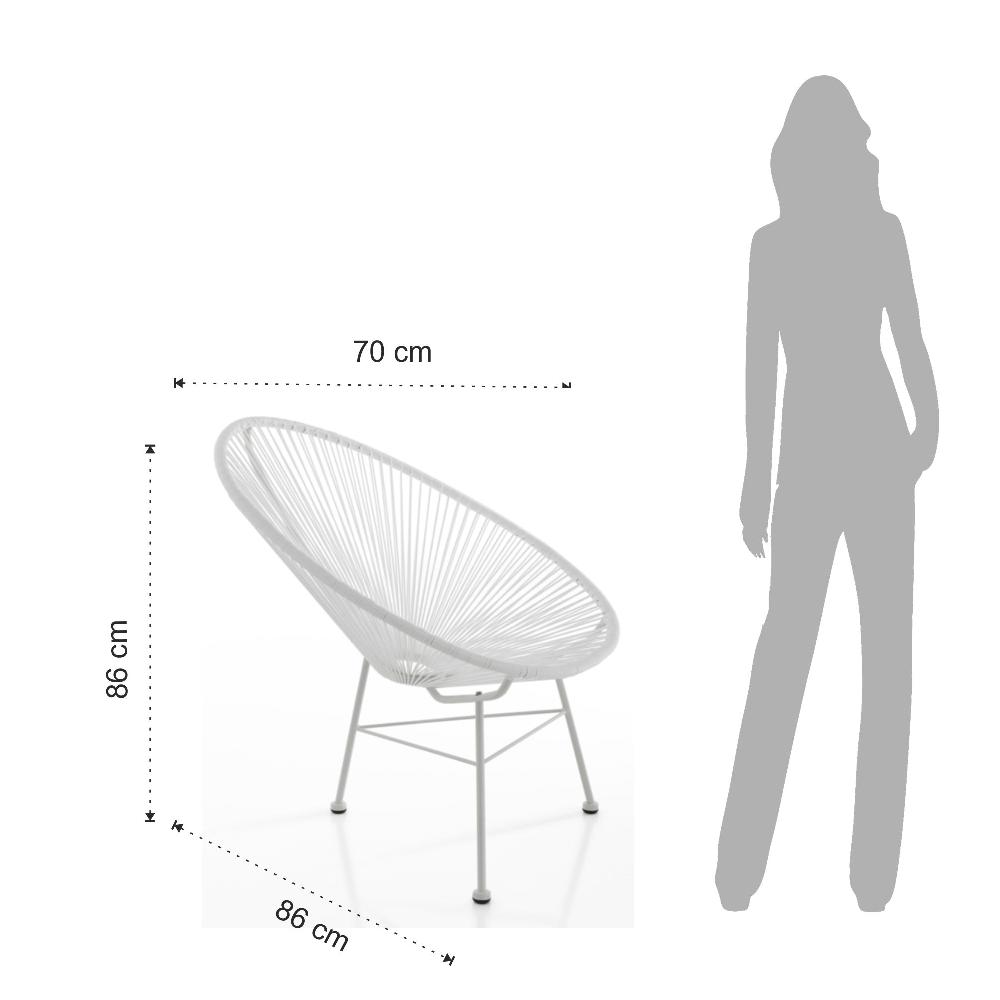Tomasucci Poltrona da interno / esterno NUMANA WHITE Hotsell