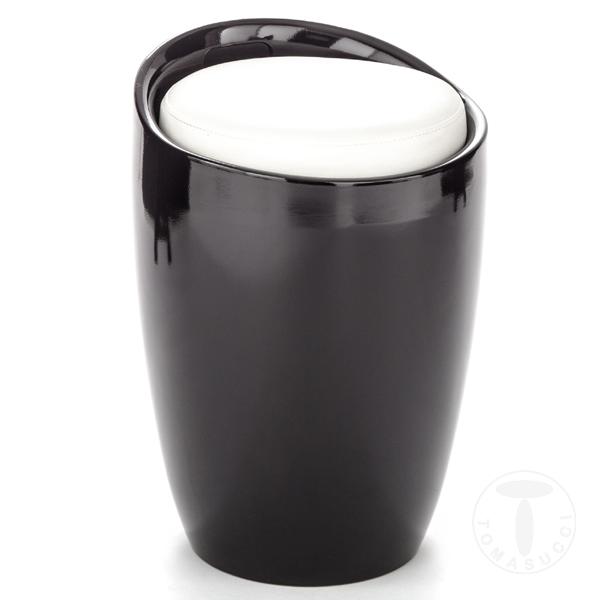 Tomasucci pouf contenitore PILLOW BLACK Italy